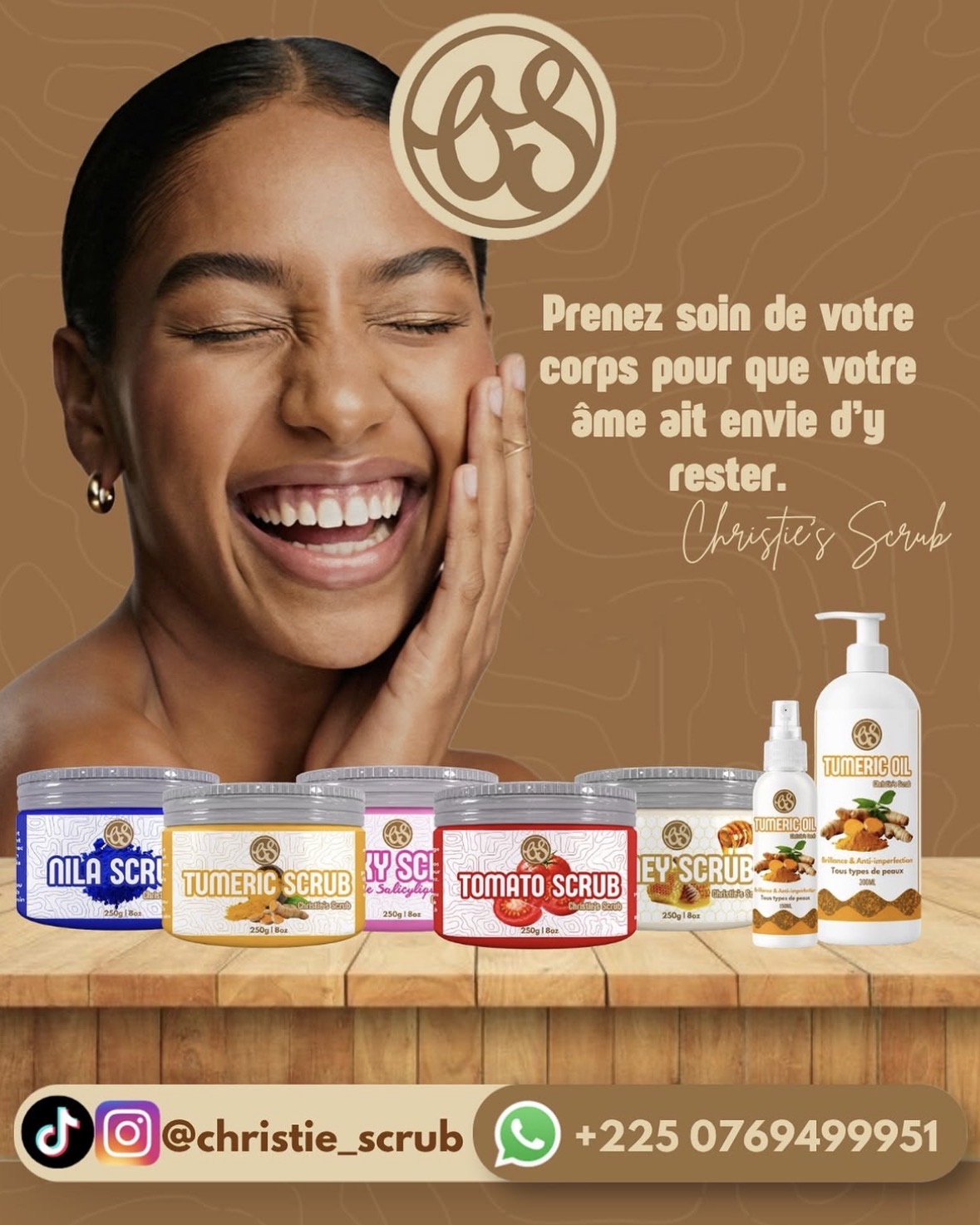 Exfolier, nourrir, illuminer.